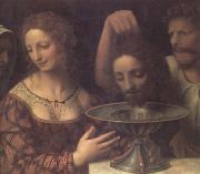 LUINI, Bernardino The Executioner Presents John the Baptist's Head to Herod (nn03) USA oil painting artist